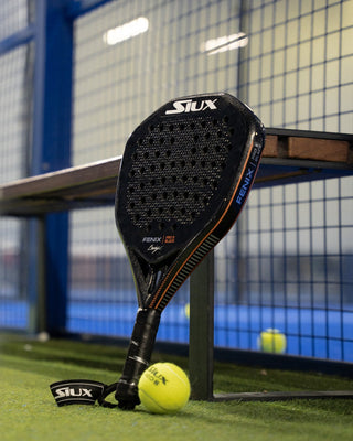 Siux Fenix PRO 5 Black 2025 Padel Racket by Leo Augsburger