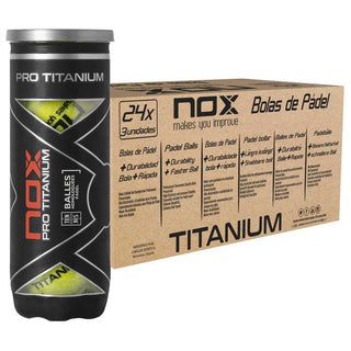 NOX Pro Titanium Padel Balls Box (24x3)