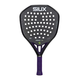 Siux Fenix PRO Black 2026 Padel Racket by Leo Augsburger